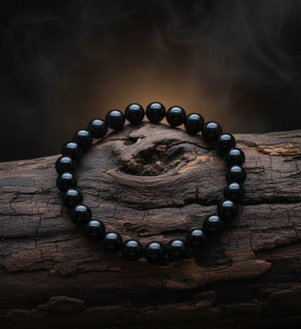 Black Obsidian Bracelet | Natural Stone Bracelet for Protection & Grounding