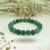 Green Aventurine crystal bracelet made with natural gemstone beads, associated with luck, growth, and positive energy.