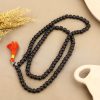 Karungali Japa Mala made from authentic ebony wood beads for japa meditation and spiritual protection